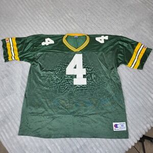 Vintage Brett Favre Green Bay Packers NFL Football Champion Jersey Mens Size 48
